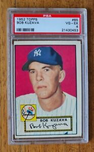 1952 Topps #85 Bob Kuzava PSA 4 VG-EX New York Yankees