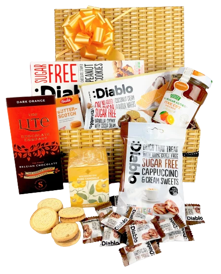 GIFTHAMPERZ Hamper Chocolate Jam Sweets Cookies Birthday diabetic gift hamper Christmas