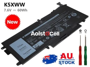 K5XWW Battery for Latitude 5289 2in1 7389 2in1 7390 2in1 P29S 7.6V 60Wh NEW - Picture 1 of 6