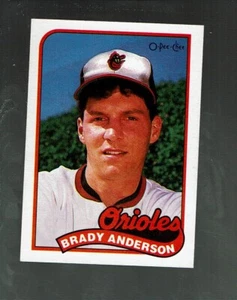 1989. OPC. Brady Anderson #161 NM+ - Picture 1 of 2