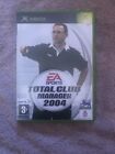 Total Club Manager 2004 Xbox Original Game UK PAL