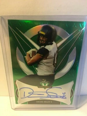 2019 Leaf Valiant Green  David Sills V  #BADSV  42/75 - Image 1 of 2