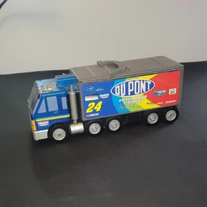 MICRO MACHINES 1999 Jeff Gordon NASCAR Dupont Semi Truck Trailer Hasbro Playset - Picture 1 of 14