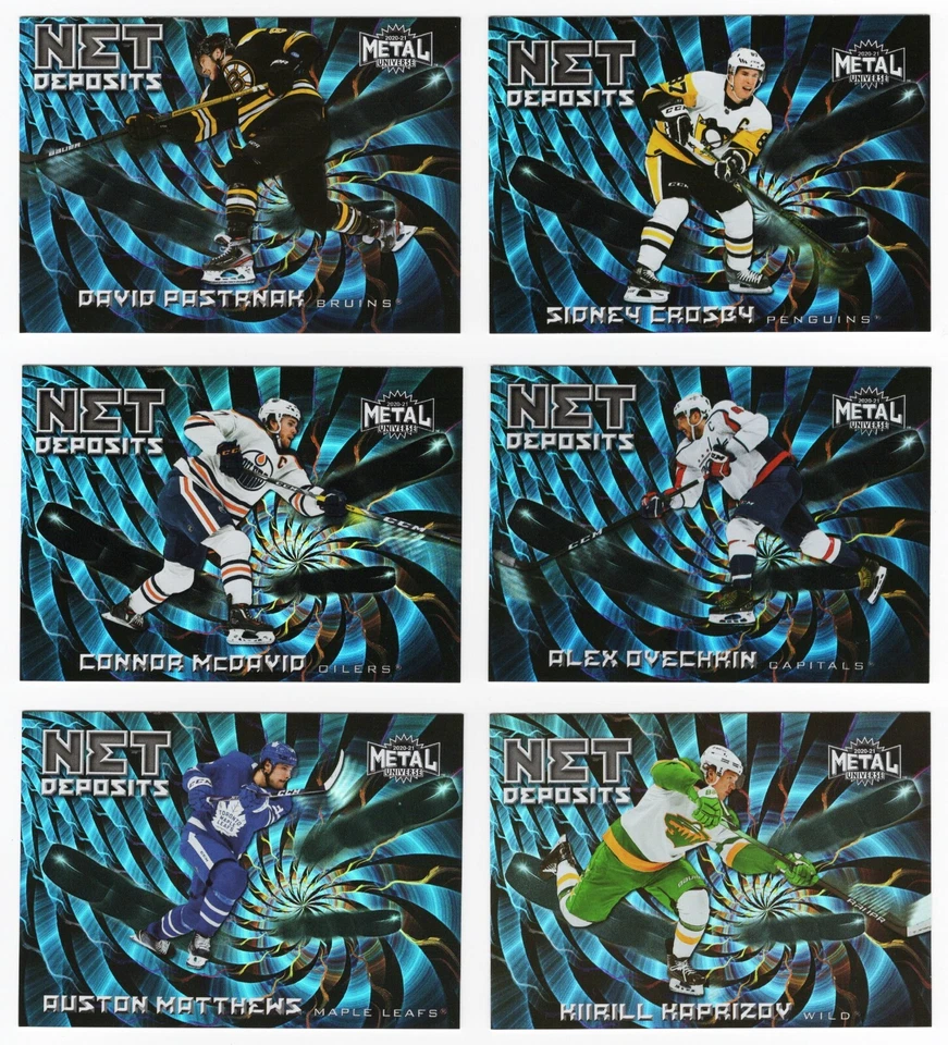 2020-21 Skybox Metal Universe Net Deposits Insert Pick From List !! - Image 1 of 1