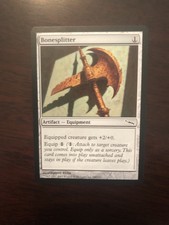 Bonesplitter NM MTG Mirrodin OOP Magic The Gathering