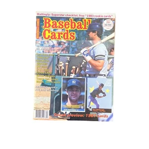 Baseball Cards Magazine April 1987- Mattingly Cover WITH 1983 Rookie CARDS RARE - Picture 1 of 6