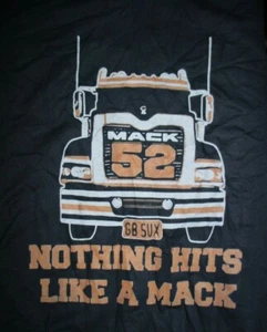 NOTHING HITS LIKE A MACK- MACK 52- GB SUX-  Sweatshirt  XL, Blue - Picture 1 of 5