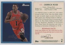 2009-10 Bowman '48 Blue /1948 Derrick Rose #11
