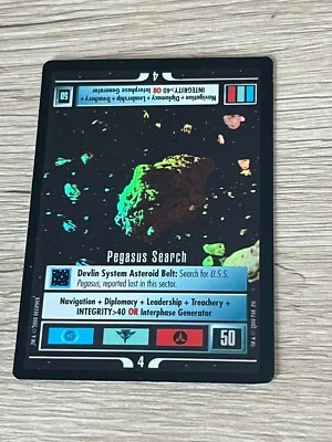 Star Trek CCG - Reflections - Pegasus Search - VR (Very Rare) Foil Card - Bild 1 von 2