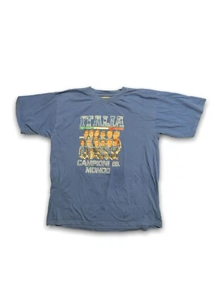 Italia Championi Del Mondo XL Soccer Full cartoon Team T Shirt - Image 1 of 4