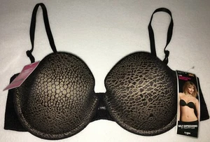 Maidenform Self Expressions Sz 36C Strapless 4-Way Bra Moderate Lift Black NWT - Picture 1 of 8
