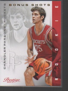 CHANDLER PARSONS 2012-13  PANINI PRESTIGE BONUS SHOTS PARALLEL ROOKIE  #160 /249