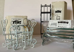 Vintage Sonia Messer Imports Dollhouse Miniatures Furniture Lot Table Chairs - Picture 1 of 5
