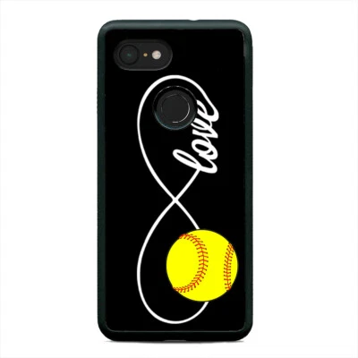 Infinity Softball Sports Love & Life Case Cover For Google Pixel 3 3XL 2XL - Image 1 of 4