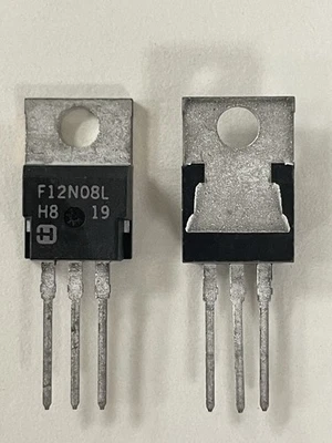 1x HARRIS TRANSISTOR F12N08L 12N08 - Image 1 of 2