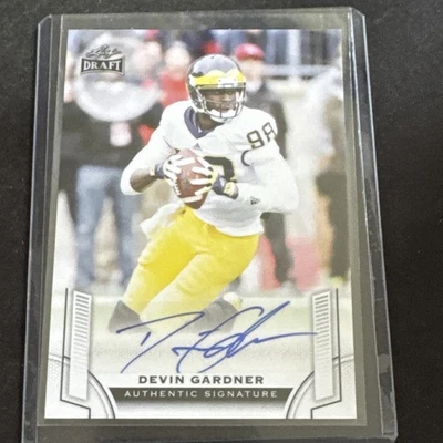 2015 Leaf Draft - Autographs Devin Gardner #BA-DG1 (AU, RC) - Image 1 of 4