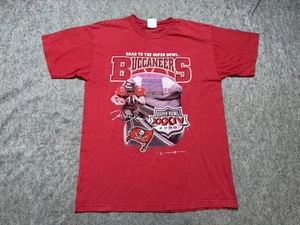Vintage Tamps Bay Buccaneers Shirt Mens Large Red NFL Super Bowl XXXIV Football - Picture 1 of 7