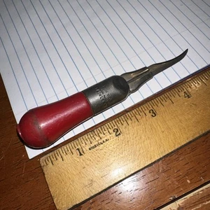 Vintage I.P. Hyde Utility Mill Knife Plastic Handle Some Damage To Handle - Picture 1 of 9