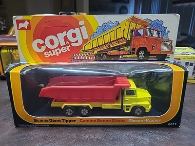 1977 CORGI SUPER SCANIA GIANT TIPPER DUMP TRUCK NEW NEVER OPENED UNPUNCHED  - Image 1 of 4