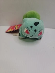 Bulbasaur Vintage Hasbro 1998 Pokémon Gorro Peluche Kanto Starter Pocket Monsters - Imagen 1 de 5
