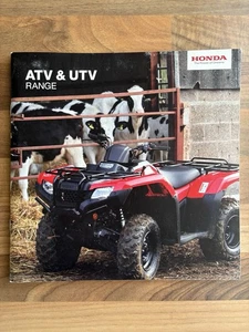 Honda ATV & UTV Range UK Sales Promotional Brochure 39 Page December 2018 - Picture 1 of 12