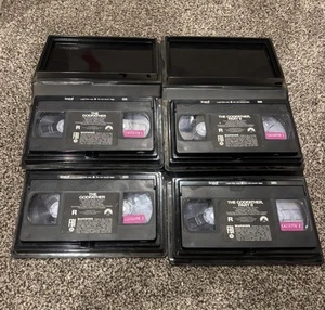 The Godfather Part 1 & 2 Vintage VHS Paramount Studio/Fotomat Edition Clamshell - Imagen 1 de 9