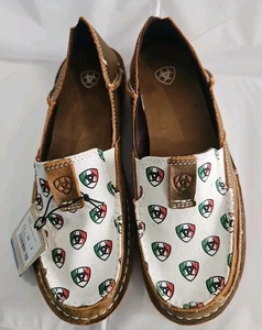 Ariat Cruiser Damen-Slipper karamellfarben/Ariat Mexiko-Druck – 10044527 Größe 7,5 - Bild 1 von 6