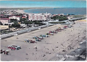 RIMINI - SPIAGGIA DALL'AEREO -90183- - Picture 1 of 1