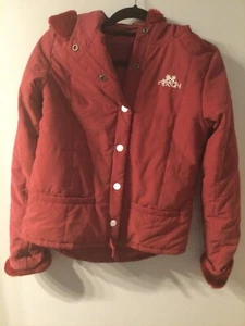 Rip Curl Burgundy Jacket With Hood - Size 8 - BNWT - Picture 1 of 2