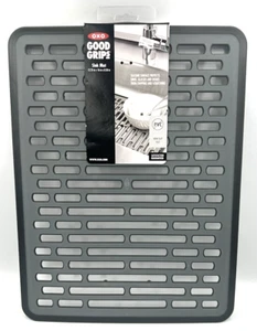 OXO Good Grips Large Non Slip Silicone Sink Mat 12.25" x 16" Gray Grey NWT - Picture 1 of 9