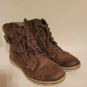 Cliffs By White Mountain Women's Kelsie Hiking-Boot, Brown/Fabric, Size 6.5 - Picture 1 of 7