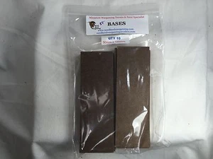 50mm x 150mm bases for Wargaming (10) - Picture 1 of 2