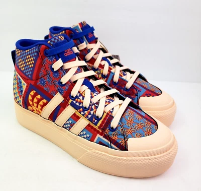Adidas Farm Rio x Bravada 2.0 Mid Platform Womens Size 6.5 Patchwork Skate Shoes - Image 1 of 4