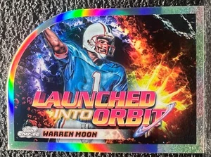 2024 Topps Cosmic Chrome Football Launched Into Orbit - LIO-23 Warren Moon - Bild 1 von 2