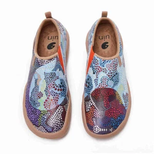 UIN Women's Walking Travel Shoes Casual Fashion Sneaker (Underwater Mosaic) - Picture 1 of 9