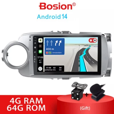 9'' Autoradio Android 14 per Toyota Yaris GRMN 12-17 GPS NAVI WIFI Carplay 4+64G - Immagine 1 di 4