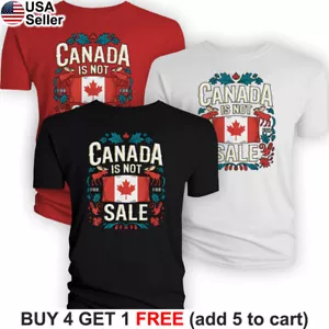Canada is Not For Sale T-Shirt Anti Trump Tariff Political Pride Patriotic BCS02 - Bild 1 von 20