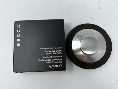 BECCA Luminous Blush Shimmering Perfector 'Snapdragon' Coral 💯Authentic New - Image 1 of 4