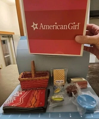*NUEVO JUEGO DE PICNIC AMERICAN GIRL SALVIA RETIRADO BKJ94-BF1A* Foto 1 de 4
