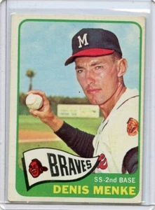 1965 Topps Denis Menke Milwaukee Braves #327 ⭐️💥🎯 EX - Imagen 1 de 2