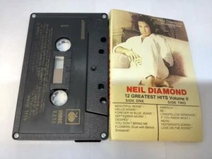 NEIL DIAMOND Cassette Tape 12 GREATEST HITS VOLUME II 1982 CBS Canada TCTX-38068 - Picture 1 of 5