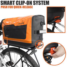 Ibera Bike Trunk Pannier Bag Rear Rack Clip-On Waterproof Quick-Release Seat Bag