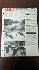 LGB Train Instruction Manual Gleisbau und Schaltungen 1200/35 5075 Track - Picture 1 of 11