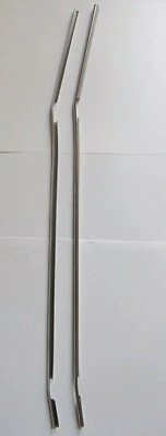 FIAT STRADA RITMO 2 puertas de fábrica de acero inoxidable protectores de borde de puerta derecha e izquierda Foto 1 de 2