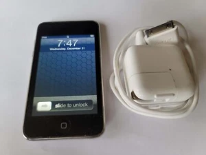 Apple iPod Touch 8GB 2nd Generation A1288 Locked W/ Power Cord Plug Sold As Is - Picture 1 of 3