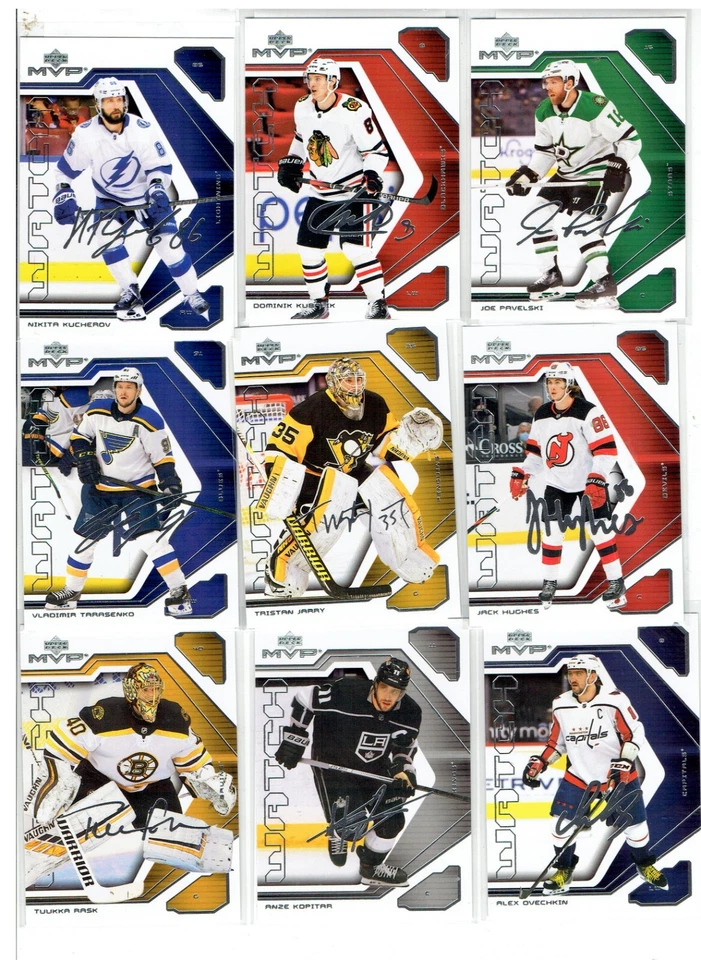 Single Card - 2021-22 Upper Deck UD MVP Hockey 20th Anniversary Card - You Pick - Image 1 of 1