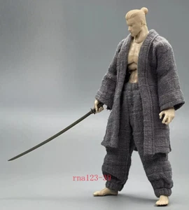 1/12 Scale Male Trendy Samurai Clothing Set Model For 6'' Romankey Action Figure - Picture 1 of 8