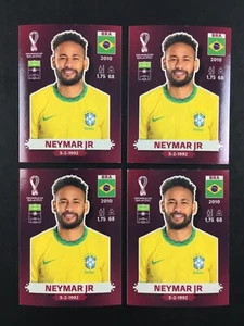 Neymar JR 4 Sticker Panini World Cup Qatar 2022 / Oryx Swiss Edition #BRA 17 - Picture 1 of 3