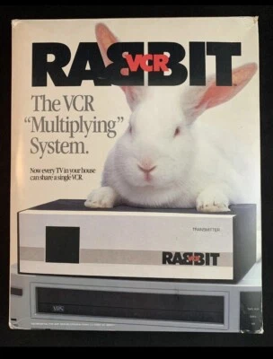 *RARE* DISCONTINUED WIRELESS 1985 VCR Rabbit TR-7000 VCR Multiplying System NIB - Image 1 of 4