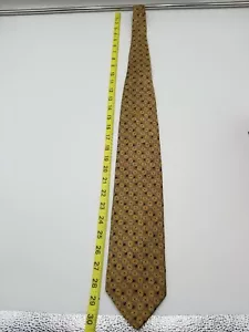 JOS. A. BANK - 100% Silk Mens Tie Gold 59.5" L 3.75" W - Picture 1 of 7